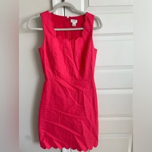 J Crew 00 hot pink dress